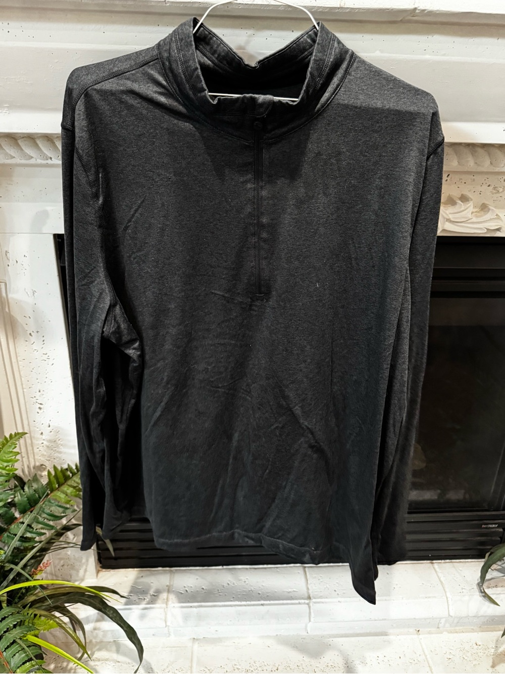 32 Degrees Men's Charcoal Quarter-Zip Pullover
